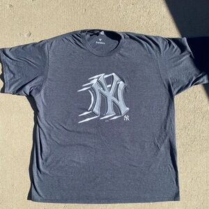 Vintage grey New York Yankees cotton t-shirt